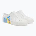 Native Jefferson Print Disney Jr vaikiški sportiniai bateliai shell white/shell white/positive mickey 4