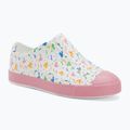 Native Jefferson Print Disney Jr vaikiški sportiniai bateliai shell white/princess pink/pastel white confetti