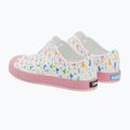 Native Jefferson Print Disney Jr vaikiški sportiniai bateliai shell white/princess pink/pastel white confetti 3