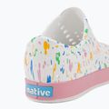 Native Jefferson Print Disney Jr vaikiški sportiniai bateliai shell white/princess pink/pastel white confetti 9