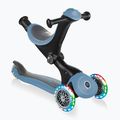 Vaikiškas triratis paspirtukas Globber Go.Up Deluxe Lights ash blue 4