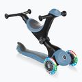 Vaikiškas triratis paspirtukas Globber Go.Up Deluxe Lights ash blue 6