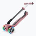 Vaikiškas triratis paspirtukas Globber Go.Up Deluxe Lights deep pastel pink 13
