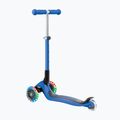 Vaikiškas triratis paspirtukas Globber Junior Foldable Lights navy blue 2