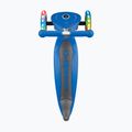 Vaikiškas triratis paspirtukas Globber Junior Foldable Lights navy blue 4