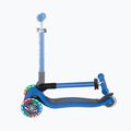 Vaikiškas triratis paspirtukas Globber Junior Foldable Lights navy blue 6