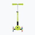 Vaikiškas triratis paspirtukas Globber Junior Foldable Lights lime green 3