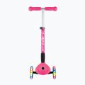 Vaikiškas triratis paspirtukas Globber Junior Foldable Lights deep pink 3