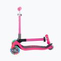 Vaikiškas triratis paspirtukas Globber Junior Foldable Lights deep pink 6