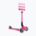 Vaikiškas triratis paspirtukas Globber Junior Foldable Lights deep pink 7