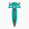 Vaikiškas triratis paspirtukas Globber Junior Foldable Lights dark emerald green 4