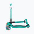 Vaikiškas triratis paspirtukas Globber Junior Foldable Lights dark emerald green 6