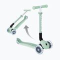 Vaikiškas triratis paspirtukas Globber Junior Foldable Lights Eco pistachio 5