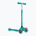 Vaikiškas triratis paspirtukas Globber Primo Lights dark emerald green