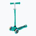 Vaikiškas triratis paspirtukas Globber Primo Lights dark emerald green 3