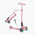 Vaikiškas triratis paspirtukas Globber Primo Foldable Lights pastel pink 6