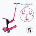 Vaikiškas triratis paspirtukas Globber Go.Up Sporty Lights fuchsia 14