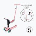 Vaikiškas triratis paspirtukas Globber Go.Up Sporty Lights pastel pink 15