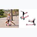 Vaikiškas triratis paspirtukas Globber Go.Up Sporty Lights pastel pink 16