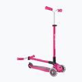 Vaikiškas triratis paspirtukas Globber Master Lights fuchsia 10
