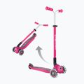Vaikiškas triračis paspirtukas Globber Master Lights fuchsia 11