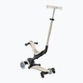 Vaikiškas triratis paspirtukas Globber Go.Up Deluxe Lights Ecologic 360 coconut 4