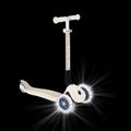 Vaikiškas triratis paspirtukas Globber Junior Foldable Lights Eco coconut 11