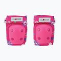 Vaikiškas apsaugų rinkinys Globber Toddler deep pink/flowers 4