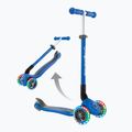 Vaikiškas triratis paspirtukas Globber Primo Foldable Lights navy blue 6