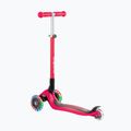 Vaikiškas triratis paspirtukas Globber Primo Foldable Lights red 3
