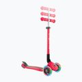 Vaikiškas triratis paspirtukas Globber Primo Foldable Lights red 8