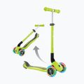 Vaikiškas triratis paspirtukas Globber Primo Foldable Lights lime green 6