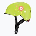 Vaikiškas šalmas Globber Primo Fantasy lime green flower 2