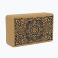 Yoga Design Lab kamštinis jogos kubas Brown BL-Cork-Mandala Black 7