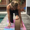 Yoga Design Lab kombinuotas 3,5 mm rožinis jogos kilimėlis Tribeca Sand 6