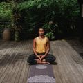 Yoga Design Lab Combo jogos kelioninis kilimėlis 1,5 mm juodos spalvos Mandala Black 5