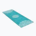 Yoga Design Lab kombinuotas jogos kelioninis kilimėlis 1,5 mm mėlynas Mandala Turquoise