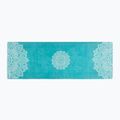 Yoga Design Lab kombinuotas jogos kelioninis kilimėlis 1,5 mm mėlynas Mandala Turquoise 2