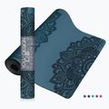 Yoga Design Lab begalybės jogos kilimėlis 3 mm mėlynas Mandala Teal 6