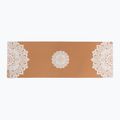 Yoga Design Lab kamštinis 5,5 mm rudos spalvos Mandala Baltas jogos kilimėlis 2