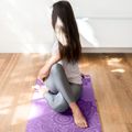 Jogos dizaino laboratorija Flow Pure 6 mm violetinės spalvos Mandala Lavender jogos kilimėlis 5