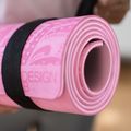 Jogos dizaino laboratorija Flow Pure 6 mm rožinis Mandala Rose jogos kilimėlis 8