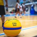 Krepšinio kamuolys Molten B33T5000 FIBA 3x3 yellow/blue dydis 3 3