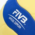 Tinklinio kamuolys Mikasa VS123W yellow/blue dydis 5 3