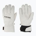 Vyriškos slidinėjimo pirštinės Descente 5 Finger Leather white