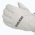 Vyriškos slidinėjimo pirštinės Descente 5 Finger Leather white 5