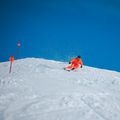 Vyriškos slidinėjimo kelnės Descente Swiss electric red 6