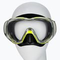 TUSA Tri-Quest Fd kaukė nardymo kaukė juoda ir geltona M-3001