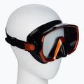 TUSA Freedom Elite nardymo kaukė juoda-oranžinė M1003QB EO 2