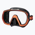TUSA Freedom Elite nardymo kaukė juoda-oranžinė M1003QB EO 4